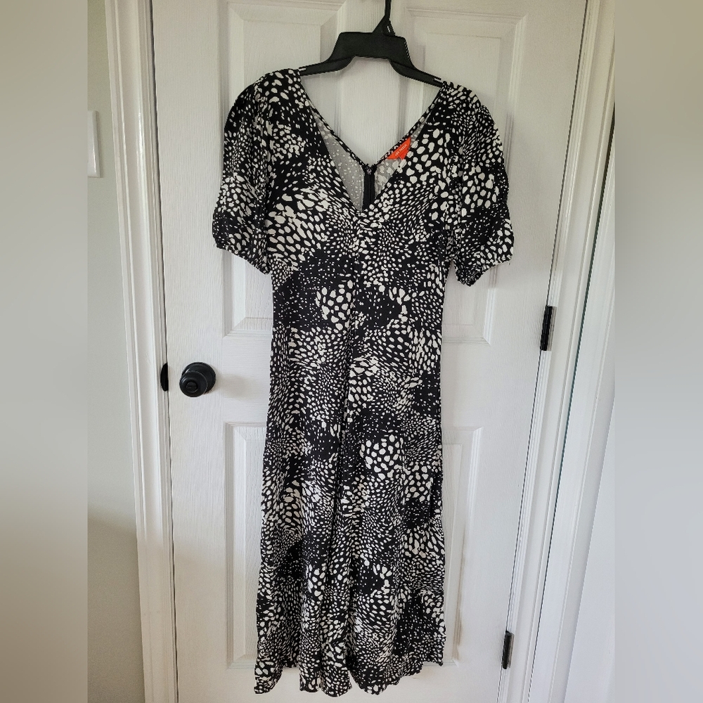 Long B&W Dress